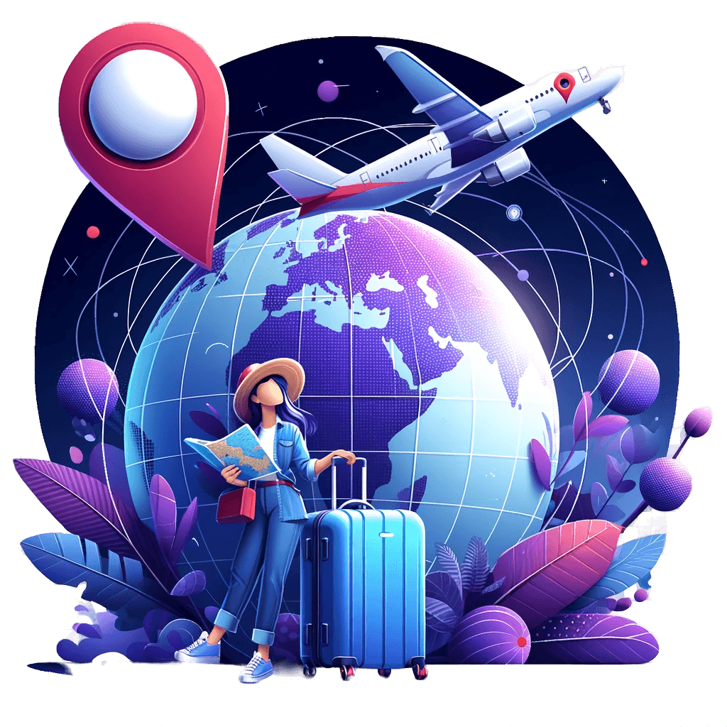 Person working at desk illustration